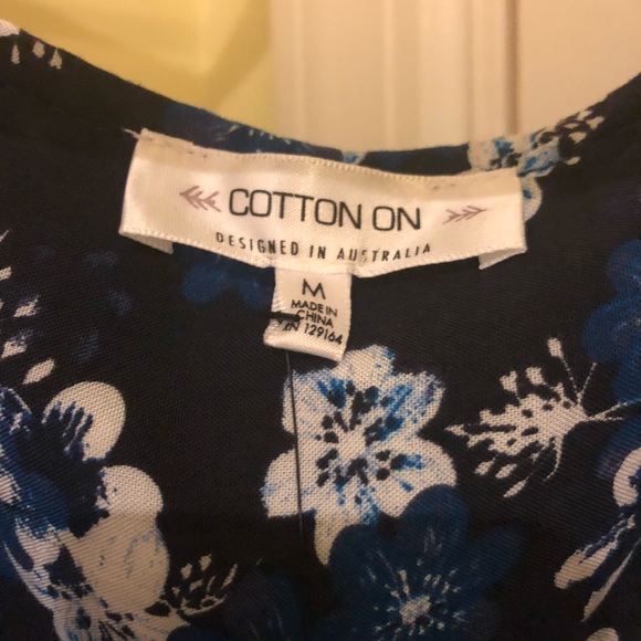 Blue Floral Romper - Picture 4 of 6